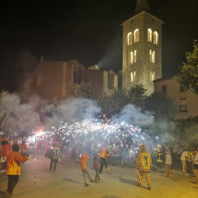 Correfocs, fête de la Saint Pierre à Prades